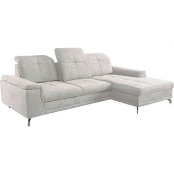 Ecksofa WERK2 Meran L‑Form – Schlafsofa, beige Natur, 92 % Polyester, 8 % Nylon