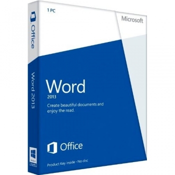 Microsoft Word 2013 64-bit English Medialess Non-Commercial (PC)