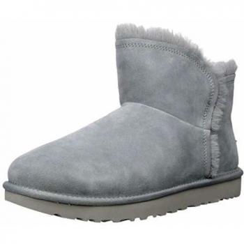 UGG Damen W Classic Mini Fluff HIGH-Low Stiefeletten, Geyser GYS, 42 EU