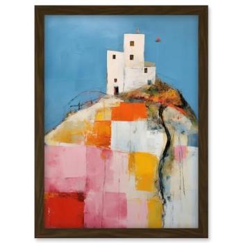 Geometric Vista: Hill House Art