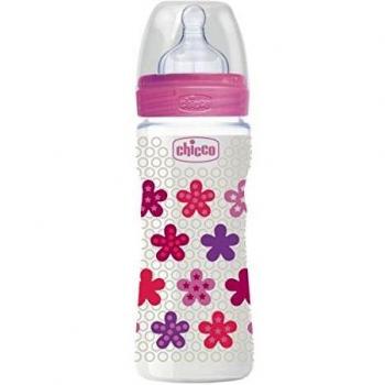 Chicco Biberon Fast 330 ml Plastica Rosa