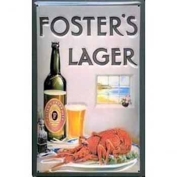 Fosters Birra con Emblema Ragnatela