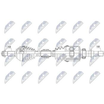 Albero a mezzo giro NTY NPW-NS-159