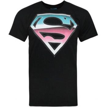 T-shirt Addict Uomo Superman effetto lucido