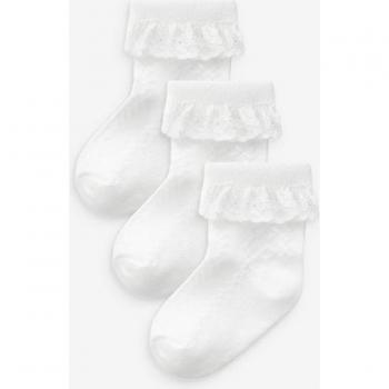 Next Babysocken mit Spitzenverzierung, 3er-Pack