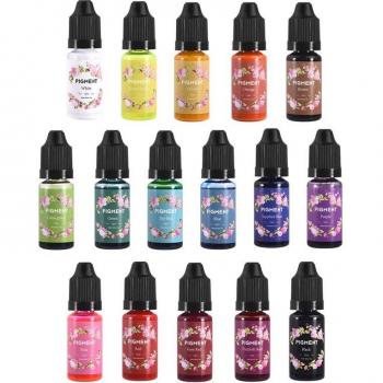 Kit de pigments pour bricolage, 24 couleurs, 10ml