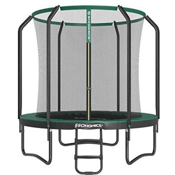 Trampoline Rond 244 cm pour Enfants avec Cadre en Acier