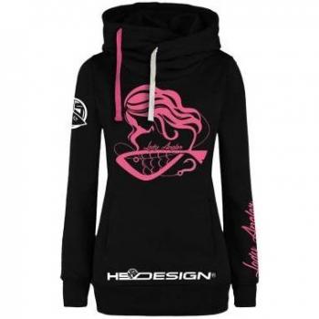 Black Hotspot Angler Women’s Full‑Zip Sweatshirt (S)