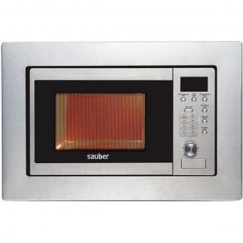 Sauber HMS02I Microondas Integrable con Grill 20L 1250W Acero Inoxidable