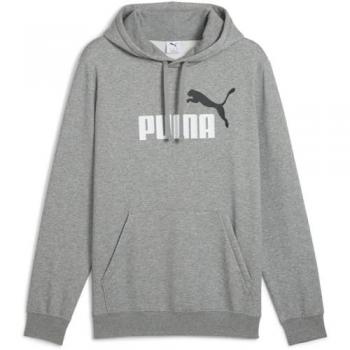 Puma ESS Logo Hoodie für Herren Grau M