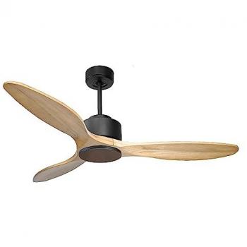 Ventilador de Techo Purline Negro 132 cm con Mando a Distancia