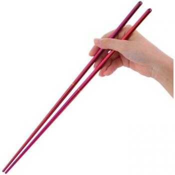 Dúo de Palillos Inox Q1JB – Utensilio Japonés para Cocina