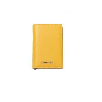 Cerruti 1881 Yellow Leather Organizer Wallet