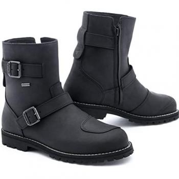 Stylmartin Legend Mid WP Motorradstiefel Schwarz Größe 46