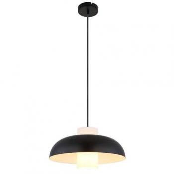 Lampada Sospesa Moderna in Vetro Nero
