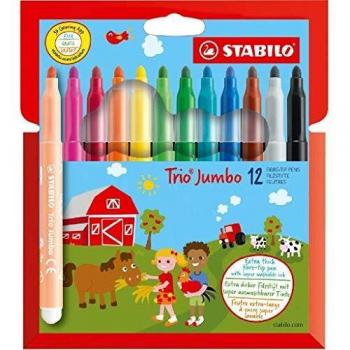 Stabilo Trio Jumbo viltstiften 12st