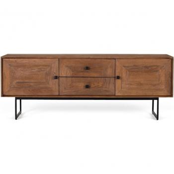 Table en bois de manguier ronde Giner y Colomer