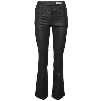 Jeans acampanados efecto polipiel Vero Moda
