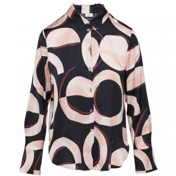 Camicia Donna s.Oliver Black Label Navy Mirtillo Rosé Rosa