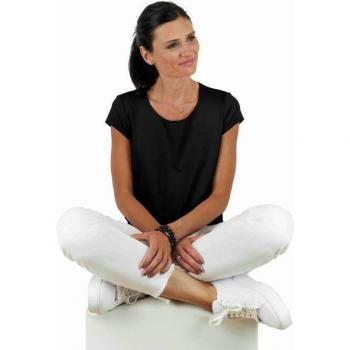 Figurumspielendes T-Shirt mit Kappenärmel, Seidel Moden