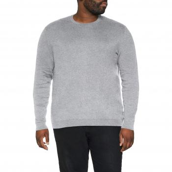 JACK & JONES Jjebasic Knit Crew Neck PS Noos, Pull Homme, Gris (Gris clair mélangé) XXXXXX-Large