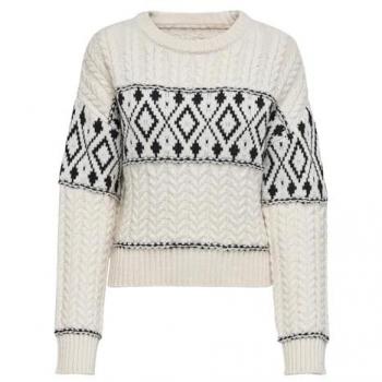 ONLY Strickpullover ONLMARENT L/S PULLOVER KNT NOOS mit Strickmuster