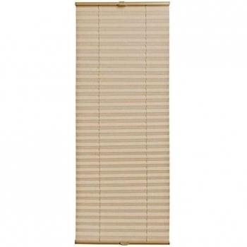 Rollo Plissee Enköping 50×100 cm Creme – Klemmfix ohne Bohren