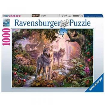Puzzle 3D Famille de Loup en Ete