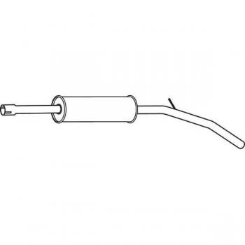 VEGAZ Mittel­schalldämpfer MSD 200104727R – für Dacia
