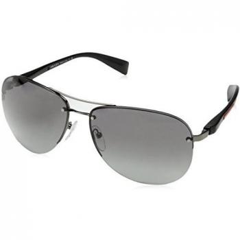 Prada Linea Rossa 0Ps56Ms 5Av3M1 65 Occhiali da Sole Grigio (Gunmetal/Grey Gradient)