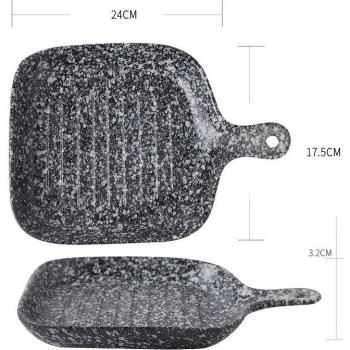 Square Oven Dish with Handle