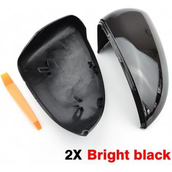 Juego de tapas de espejo retrovisor negro brillante VW Golf 7 Mk7 7.5 GTD GTI