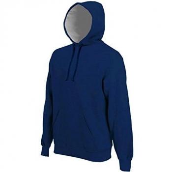Heavy‑Contrast Navy Men’s Hoodie XL