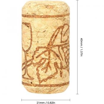 Bouchons de vin en chêne rouge