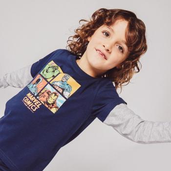 Gris Avengers T‑shirt – Garçon petite taille