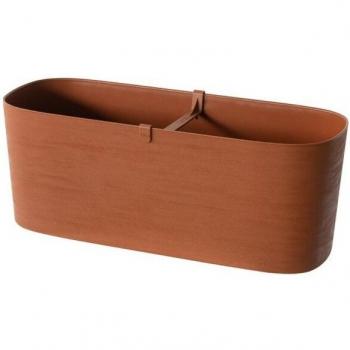 Fioriera Paros Eco Green 50cm – Terra di Siena