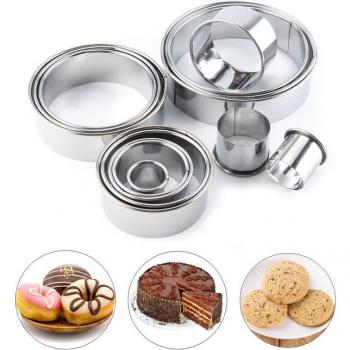 Ensemble de 11 emporte-pièces en acier inoxydable pour pâtisserie