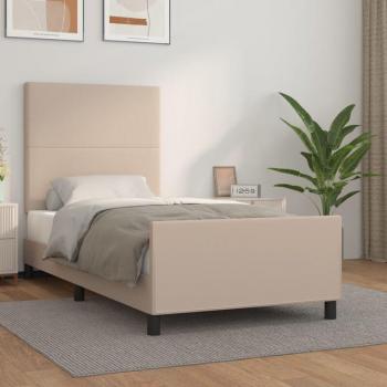 Struttura Letto con Testiera Cappuccino 90x200 cm