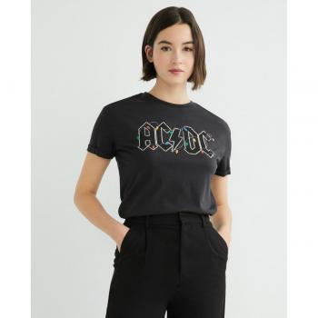 T-shirt manches courtes ACDC pour femme NOISY MAY