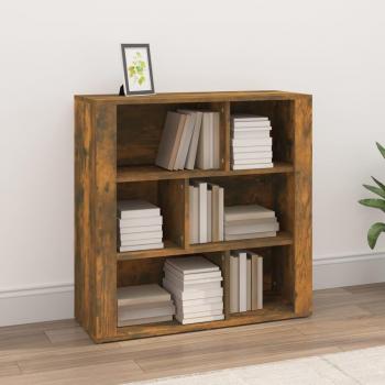 Credenza in Legno Multistrato 80x30x80 cm Rovere Fumo