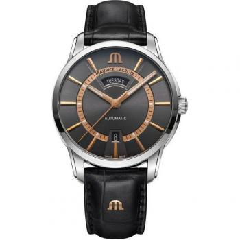 Maurice Lacroix Pontos Day Date Saphirglas Uhr