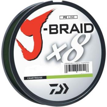 Daiwa J-Braid 300yds 80lb Chartreuse Fishing Line