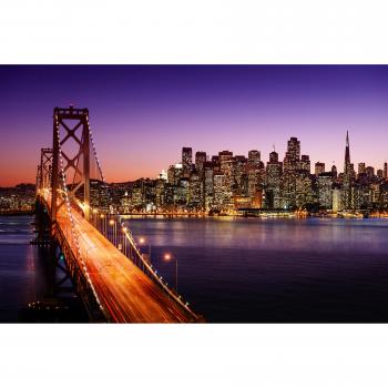 Papermoon Panorama‑Tapete: Brooklyn Bridge und New York Skyline