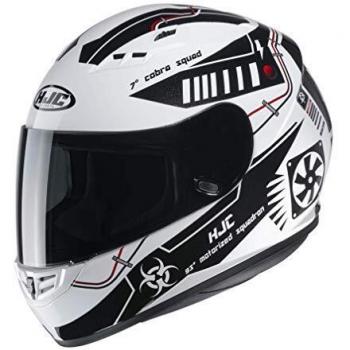 HJC CS 15 TAREX MC10 Casco Moto – Bianco/Nero (M)