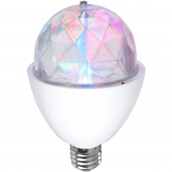Bombilla LED giratoria RGB 3W E27