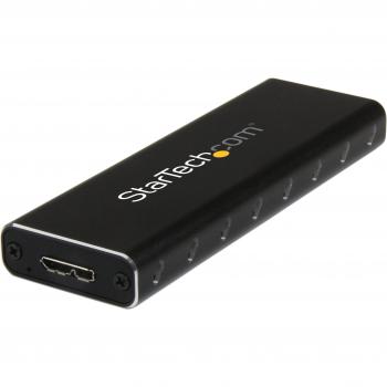 StarTech SM2NGFFMBU33 M.2 SATA III + USB 3.0 Schnittstelle, schwarz