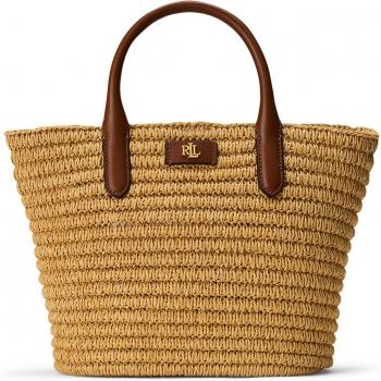 Sac à main Brie 22 en beige Lauren Ralph Lauren