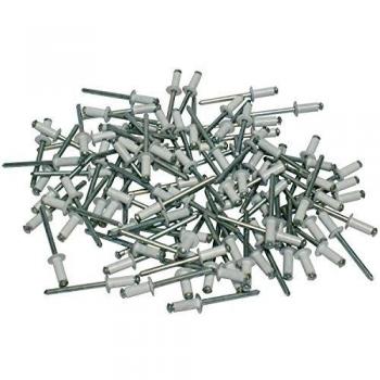 Cora Set 100 Rivets pour Plaques d'Immatriculation – Blanc – 000116016