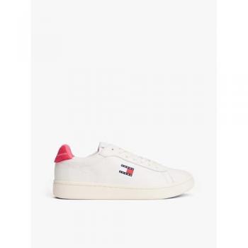 Tommy Hilfiger Bianco polyurethaan dames sneaker wit/roze maat 40