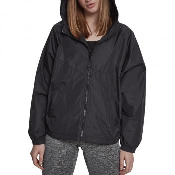 Urban Classics Damen Jacke Ladies Oversize Windbreaker, Schwarz (Black 00007), L